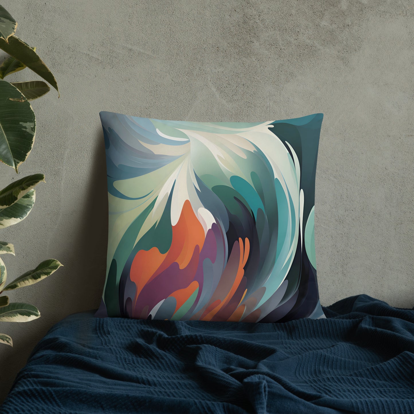 Radiant Waves Pillow