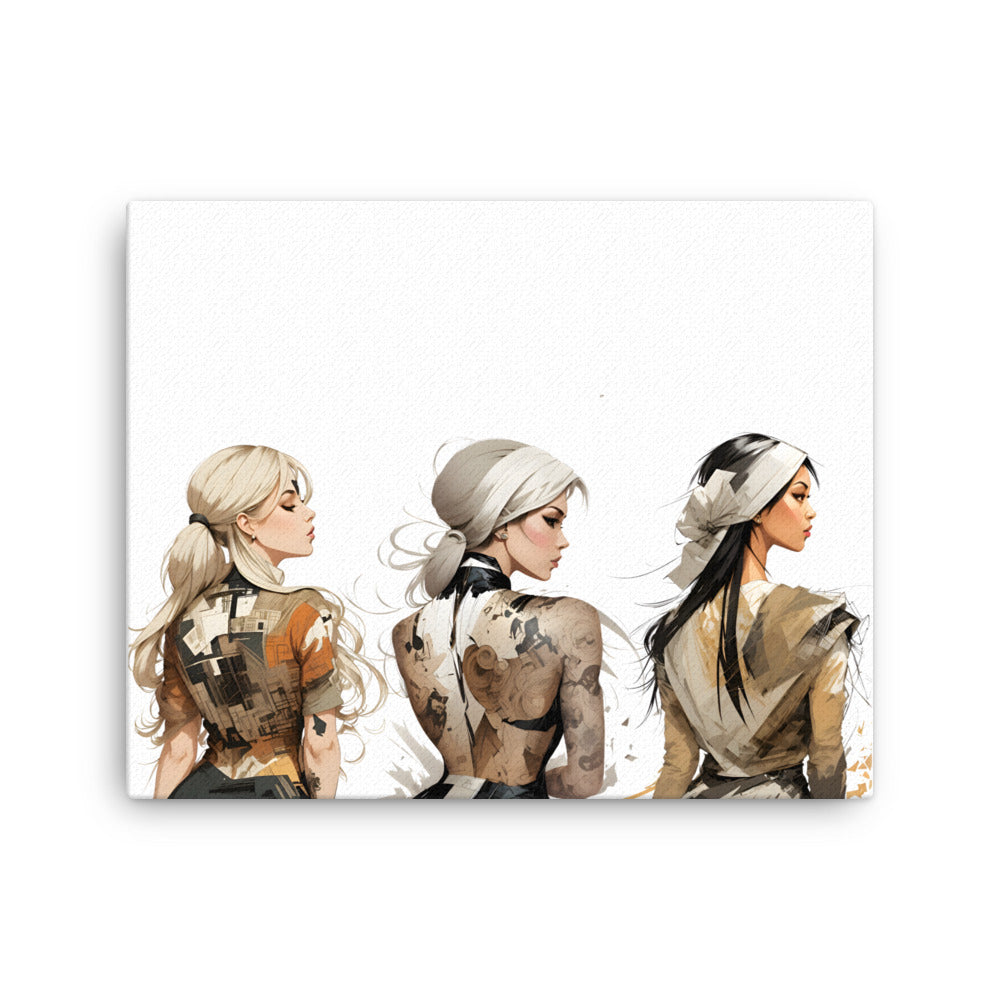 Trio Canvas Print