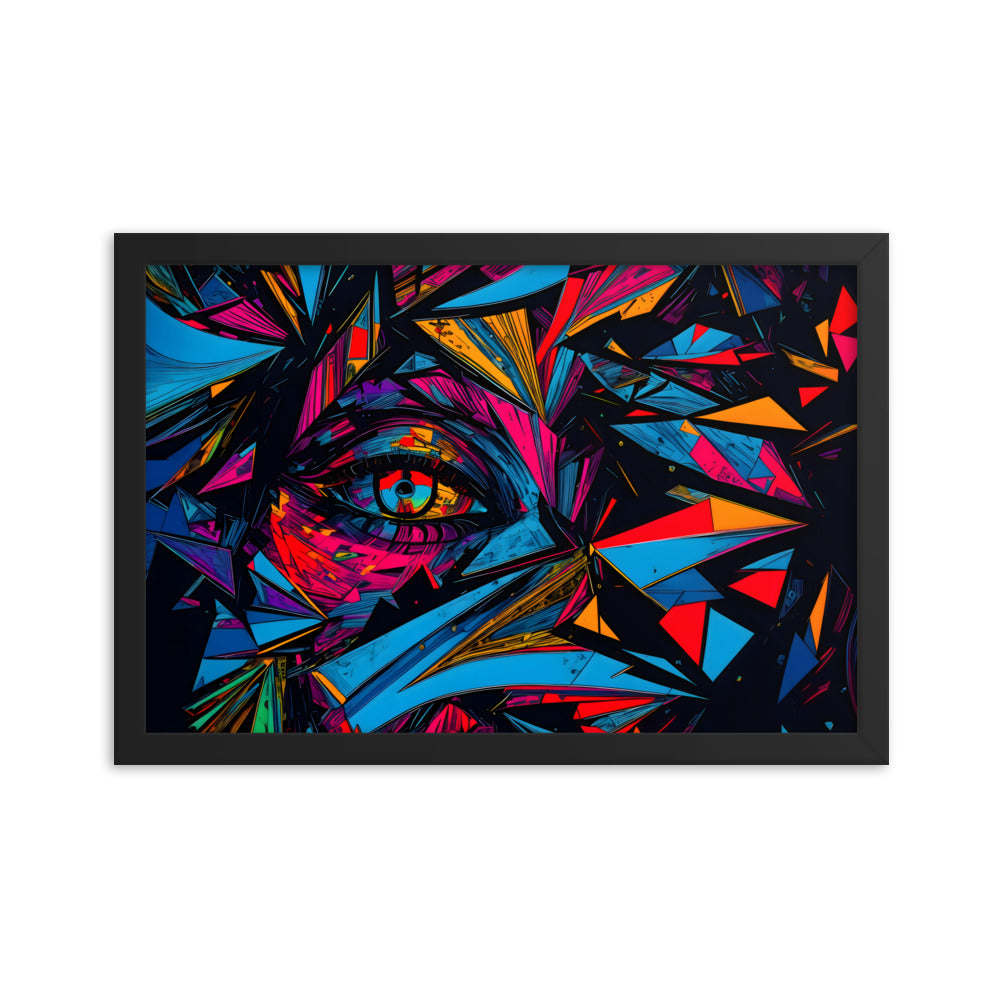 Piercing the Void Framed Art Print