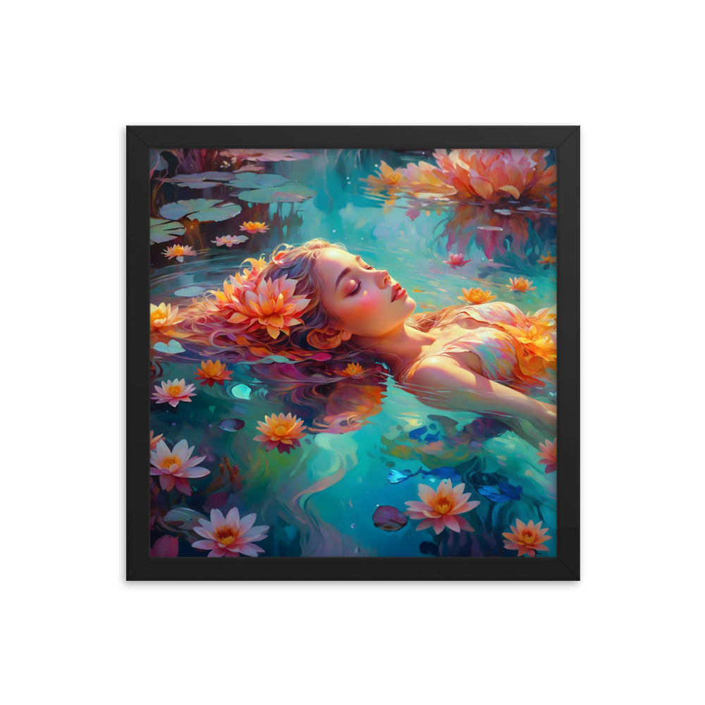 Petals and Peace Framed Art Print