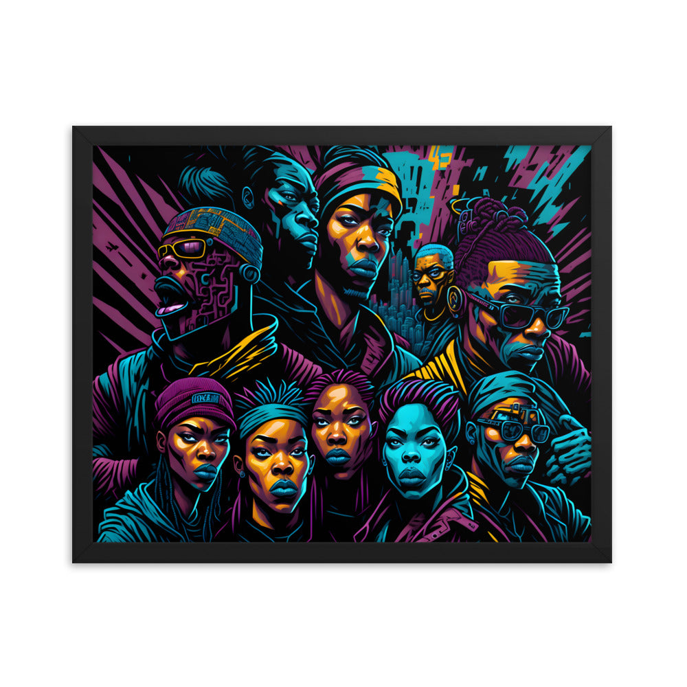 Soulful Expressions Framed Art Print