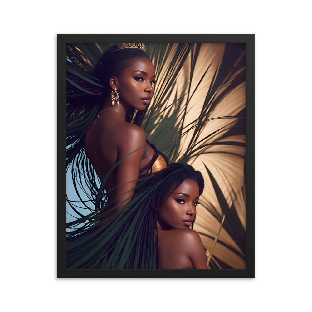 Sisters of Serenity Framed Print
