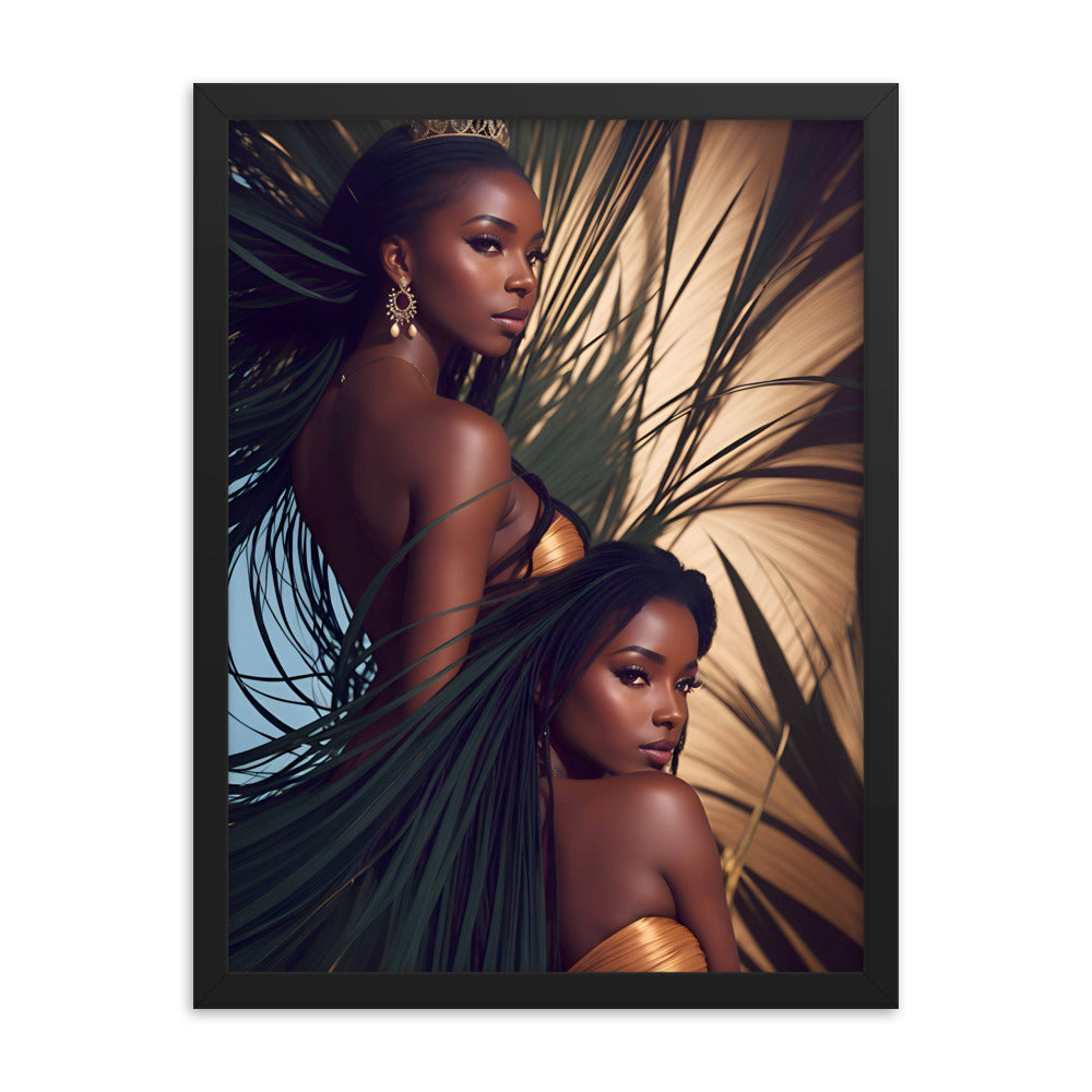 Sisters of Serenity Framed Print