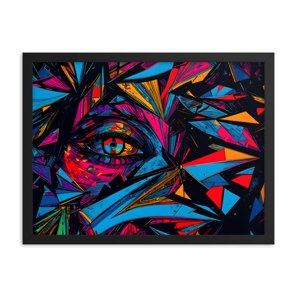 Piercing the Void Framed Art Print