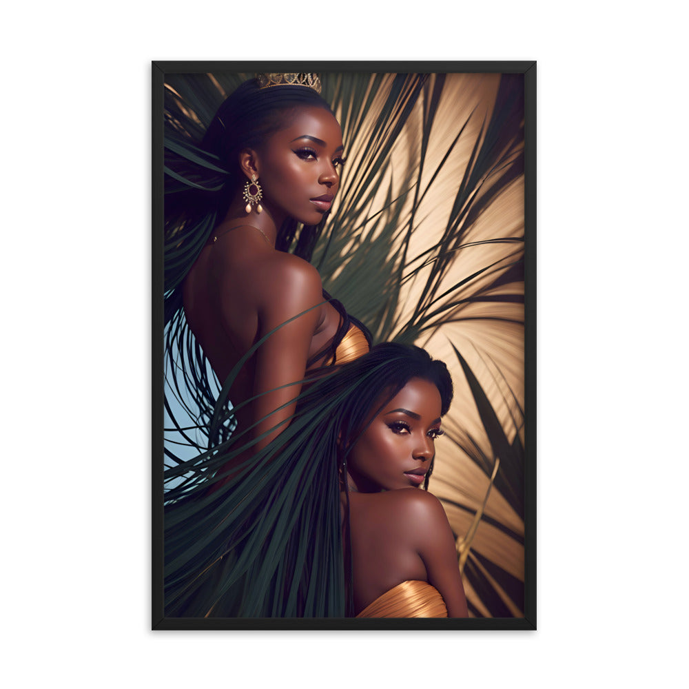 Sisters of Serenity Framed Print