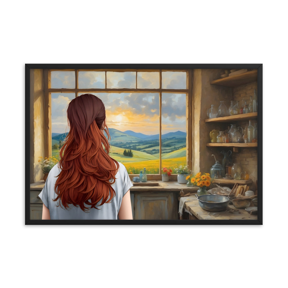Vera Framed Art Print