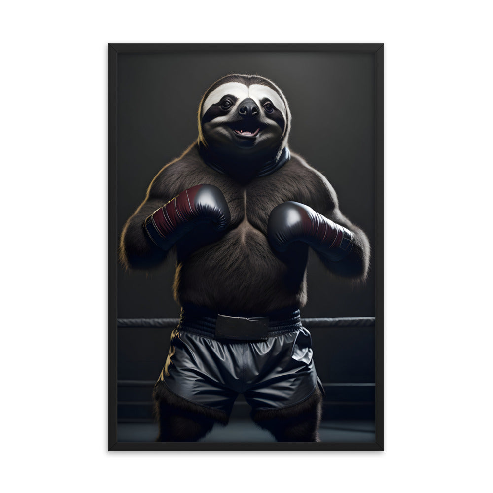 The Slugger Framed Art Print