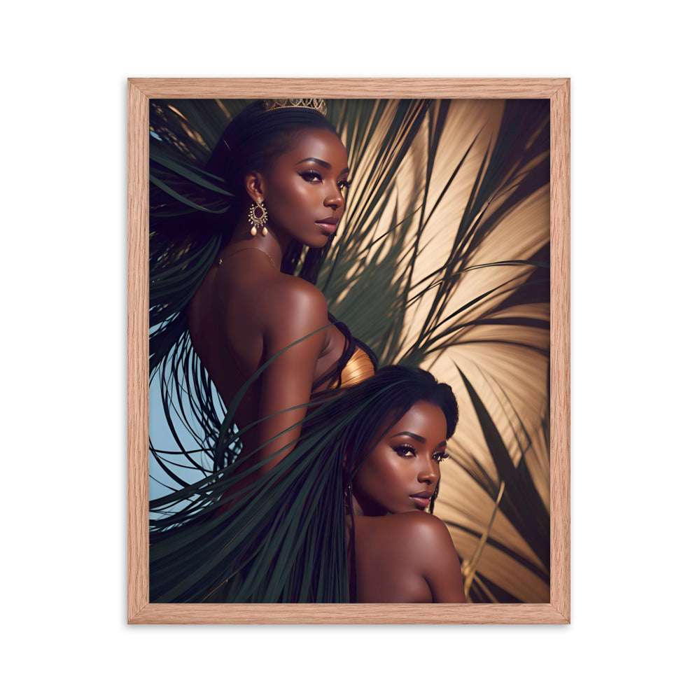 Sisters of Serenity Framed Print