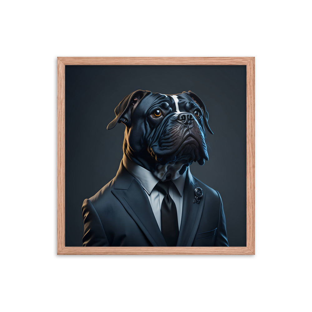 Bulldog Framed Art Print