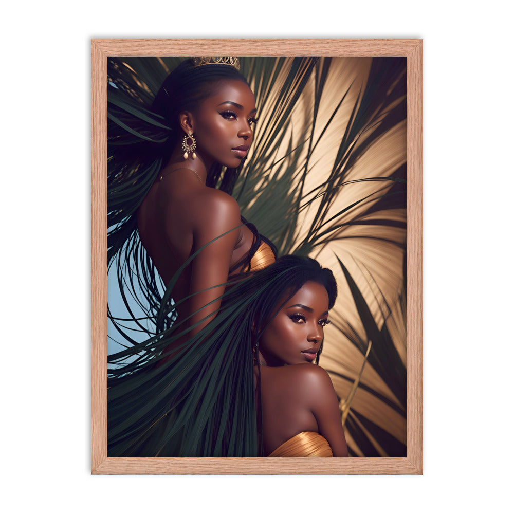 Sisters of Serenity Framed Print