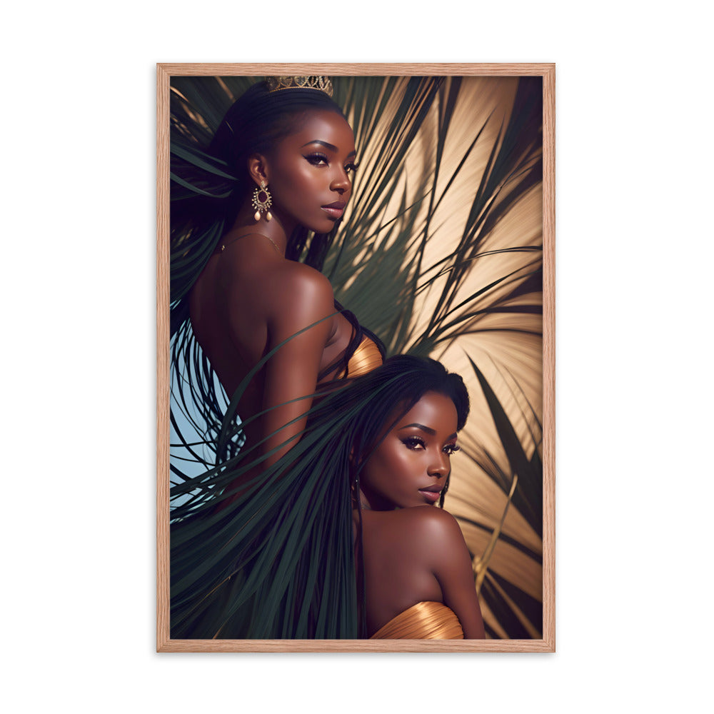 Sisters of Serenity Framed Print