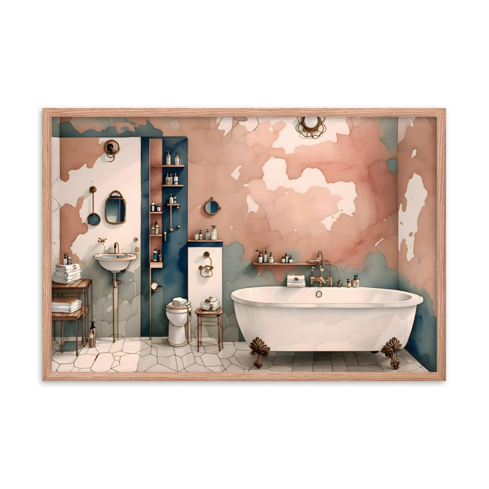 Calm and Clean Framed Art Print