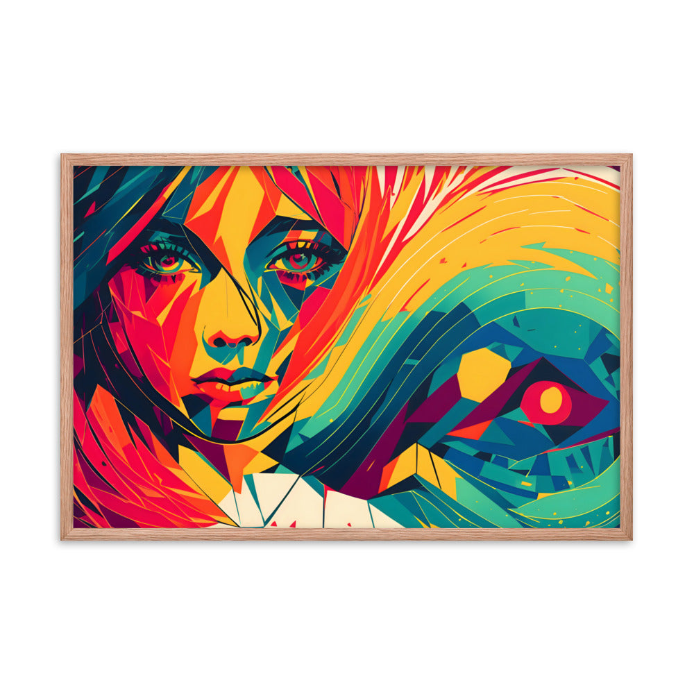 Fragments of Her Framed Art Print