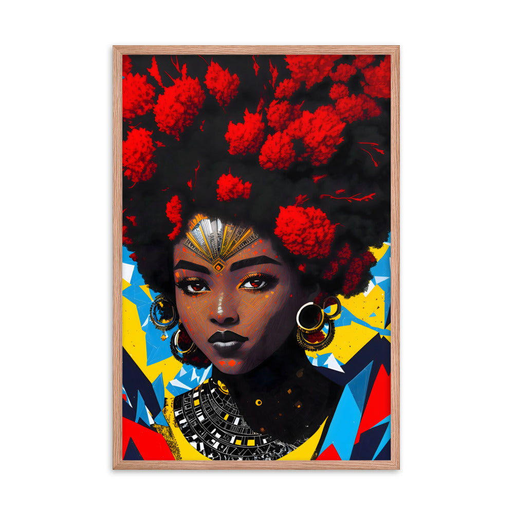 Colors of Her Soul Framed Art Print