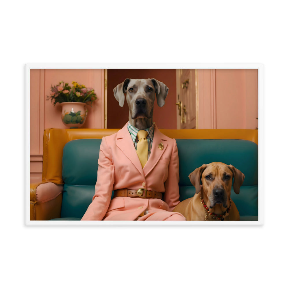 Smooth Doggy Dogg Framed Art Print