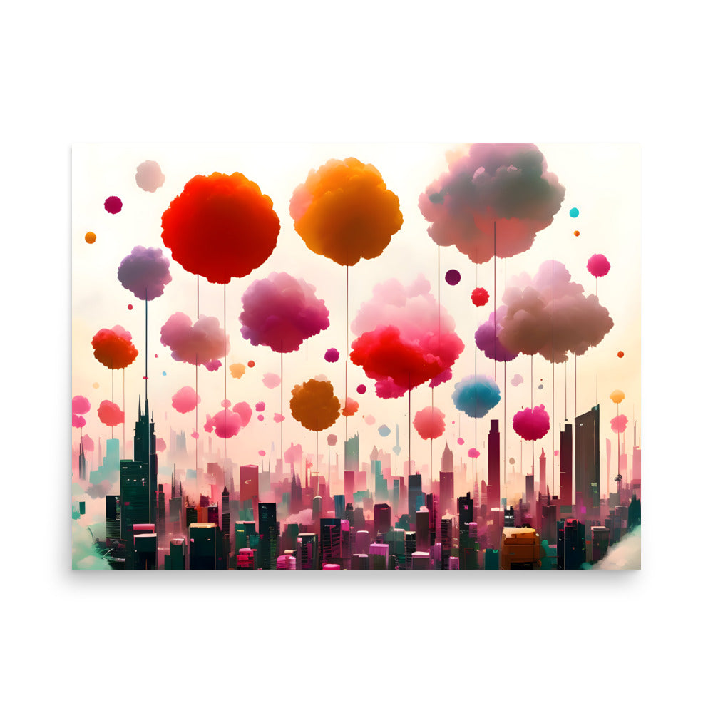 City in Color Poster