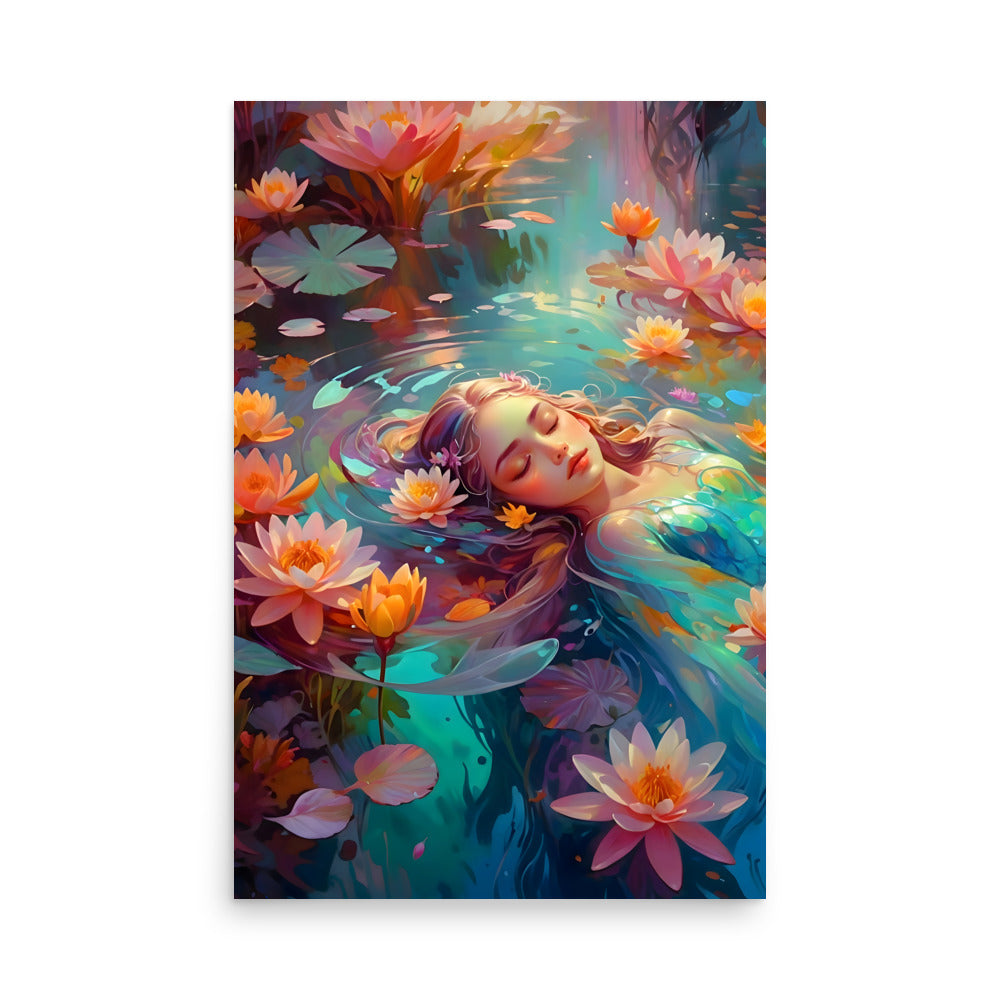 Petal-Drift Dream Poster