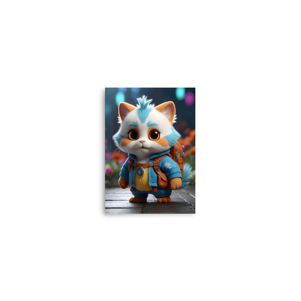 Purrfectly Dressed Poster