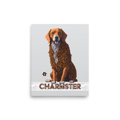 Charmster Dog Art Poster