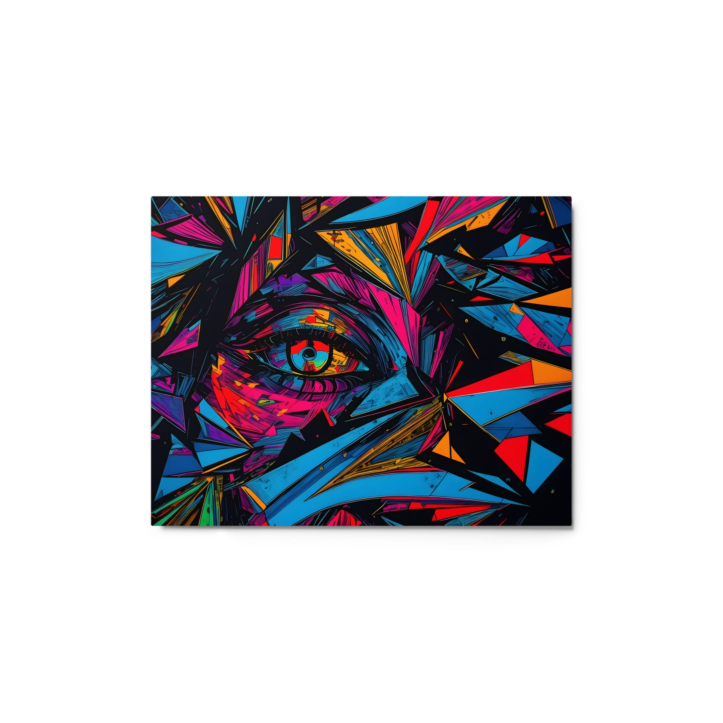 Shattered Hues Metal Poster