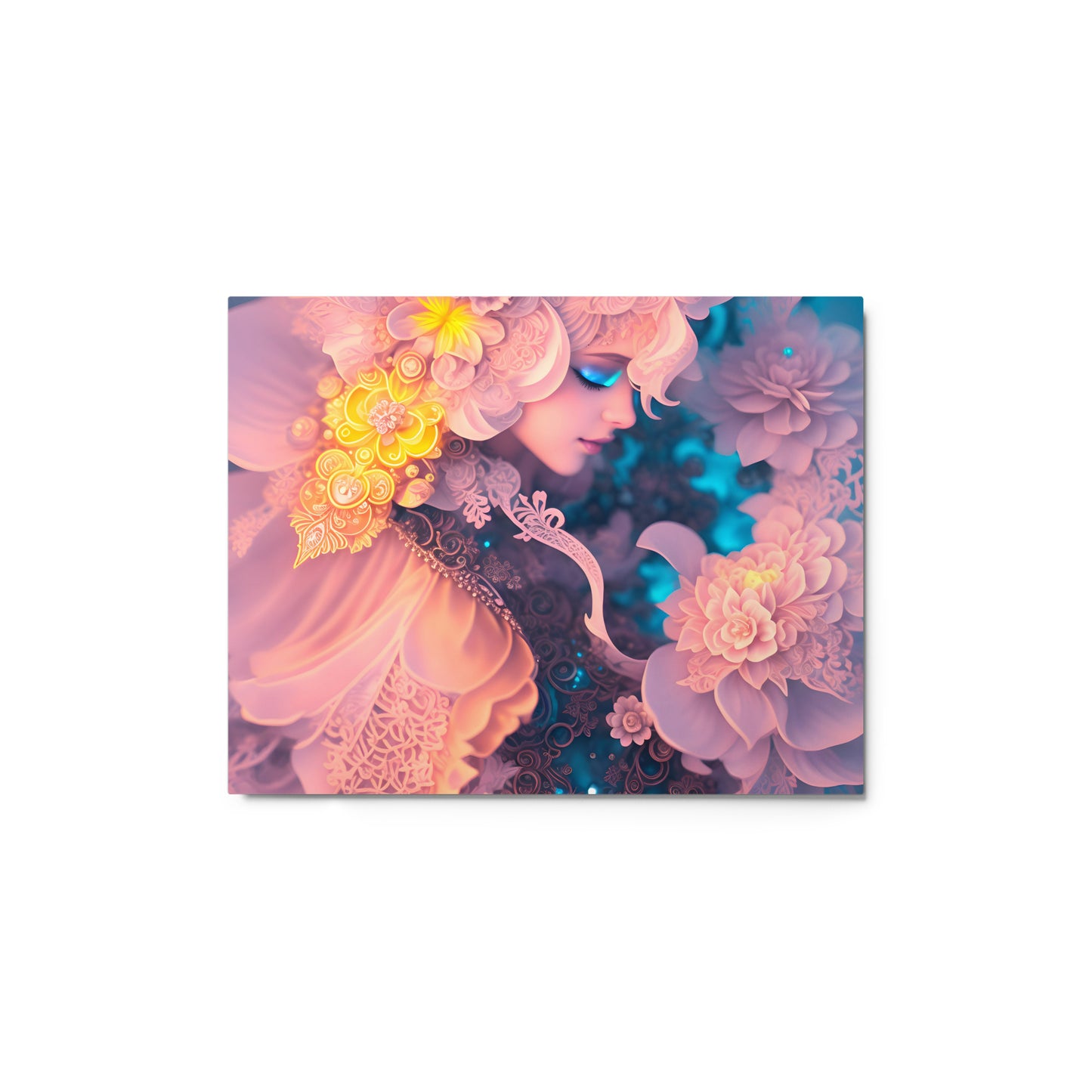 Pink Crystal Metal Princess Metal Poster
