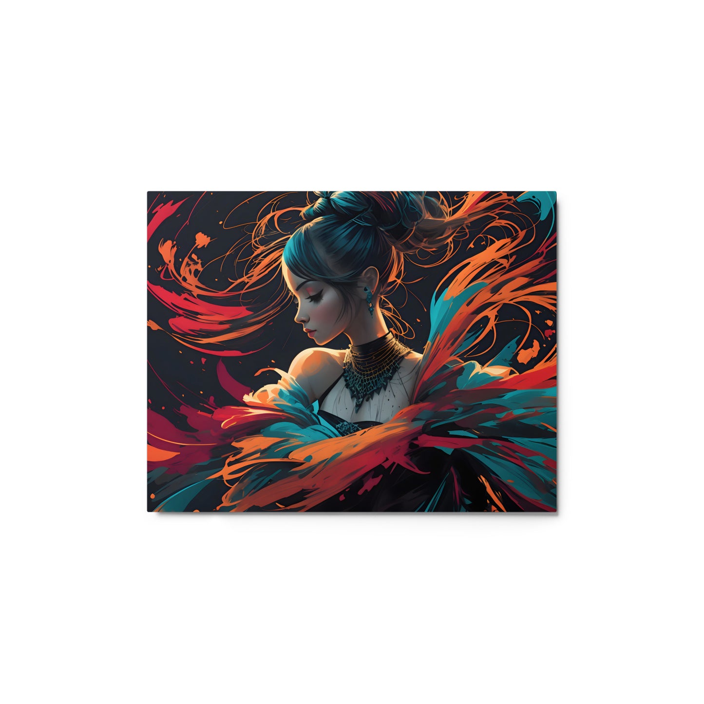 Ribboned Hues Metal Poster