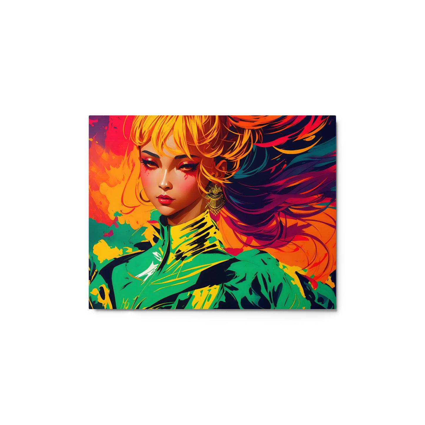 Color Tears Metal Poster