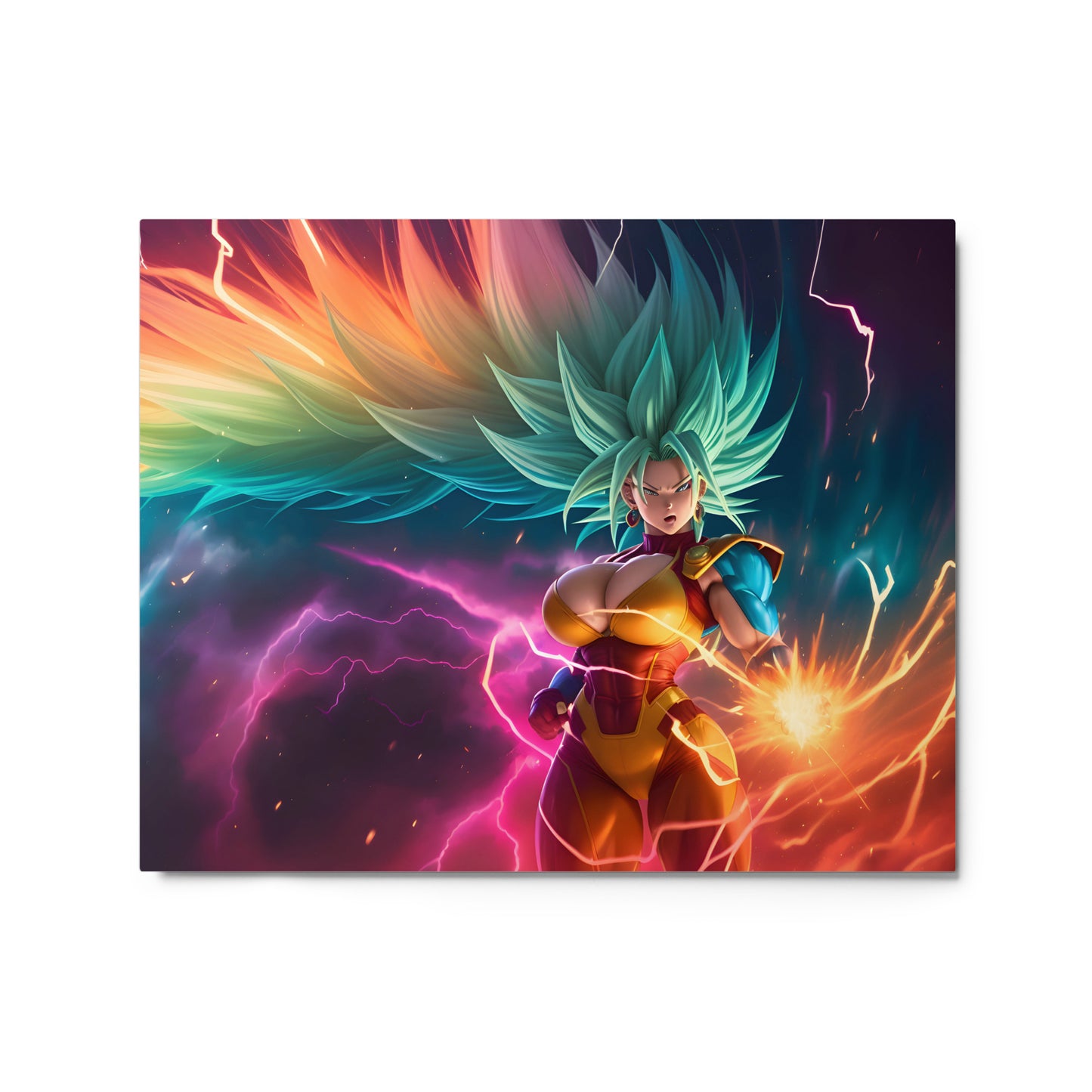 Energize Super Saiyan Metal Poster
