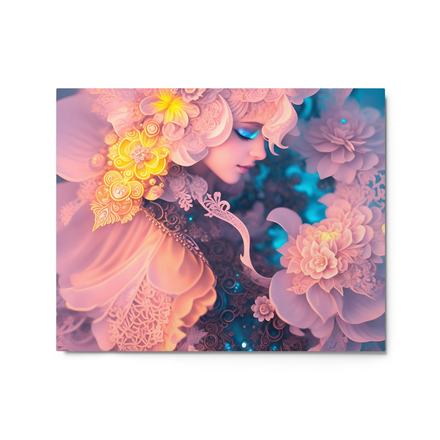 Pink Crystal Metal Princess Metal Poster