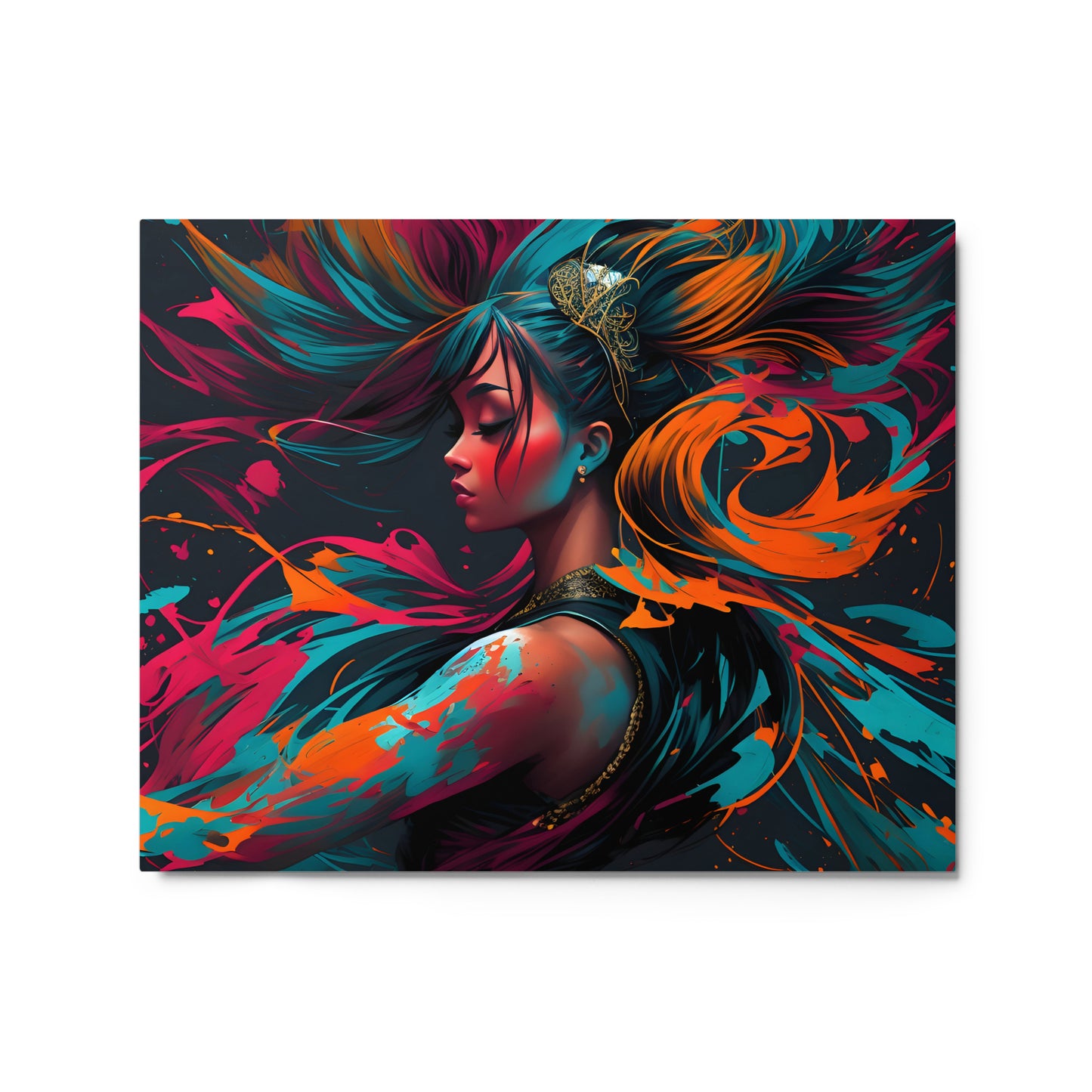 Dance of Colors Metal Poster