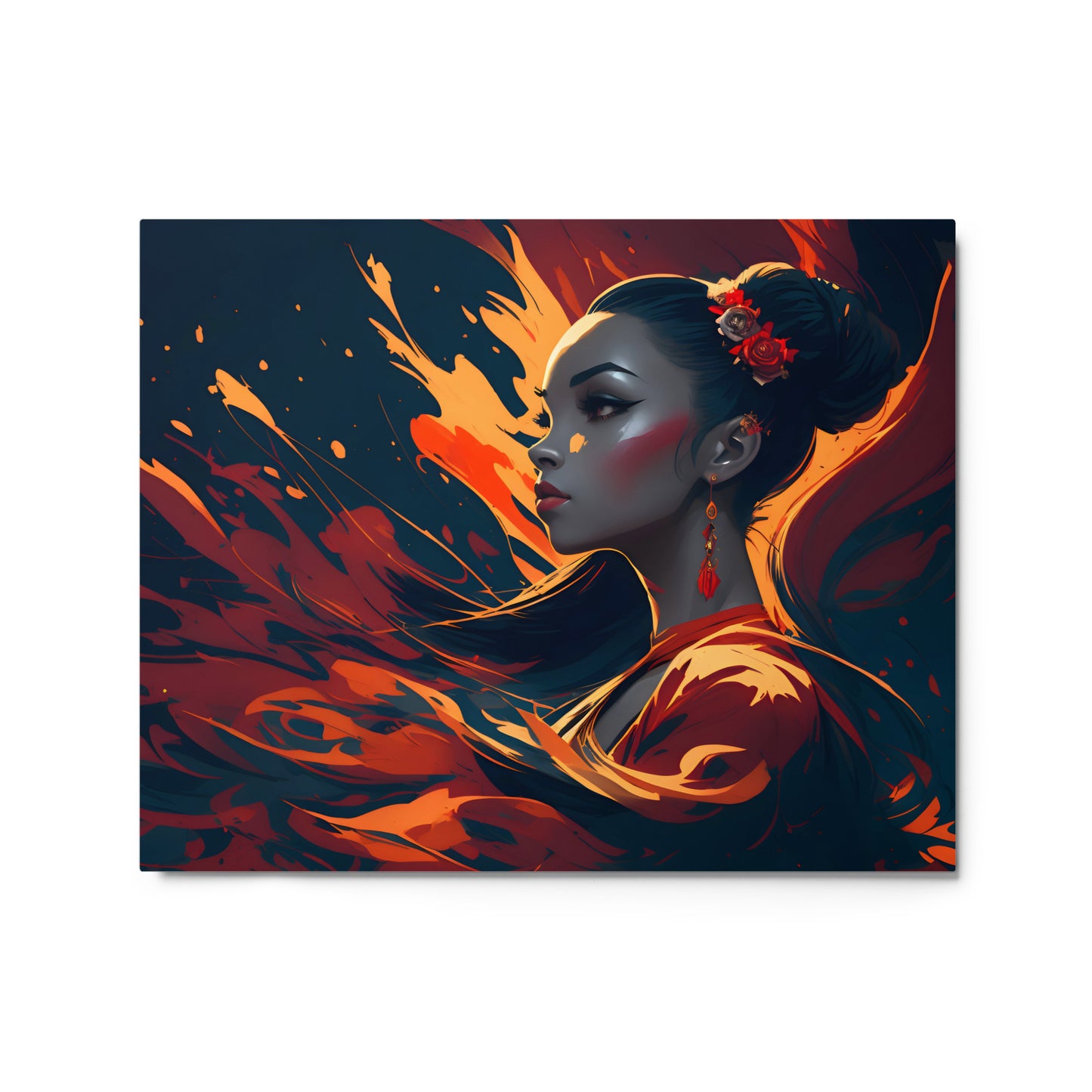 Fluid Emotions Metal Poster