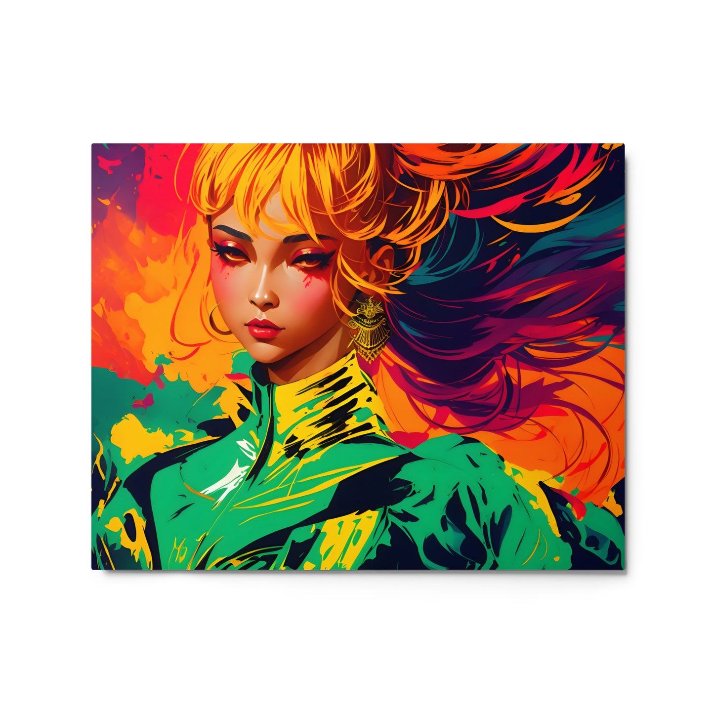 Color Tears Metal Poster