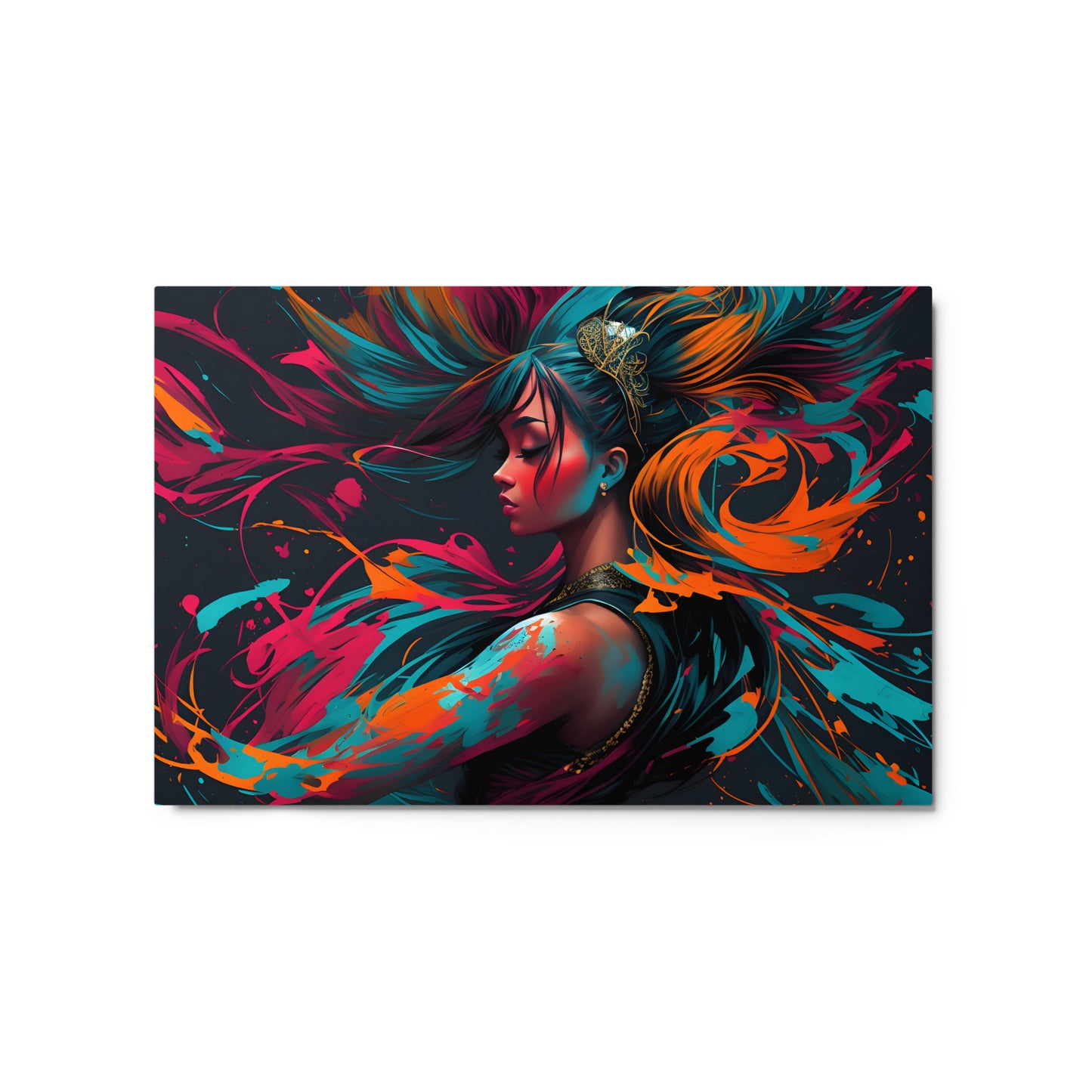 Dance of Colors Metal Poster