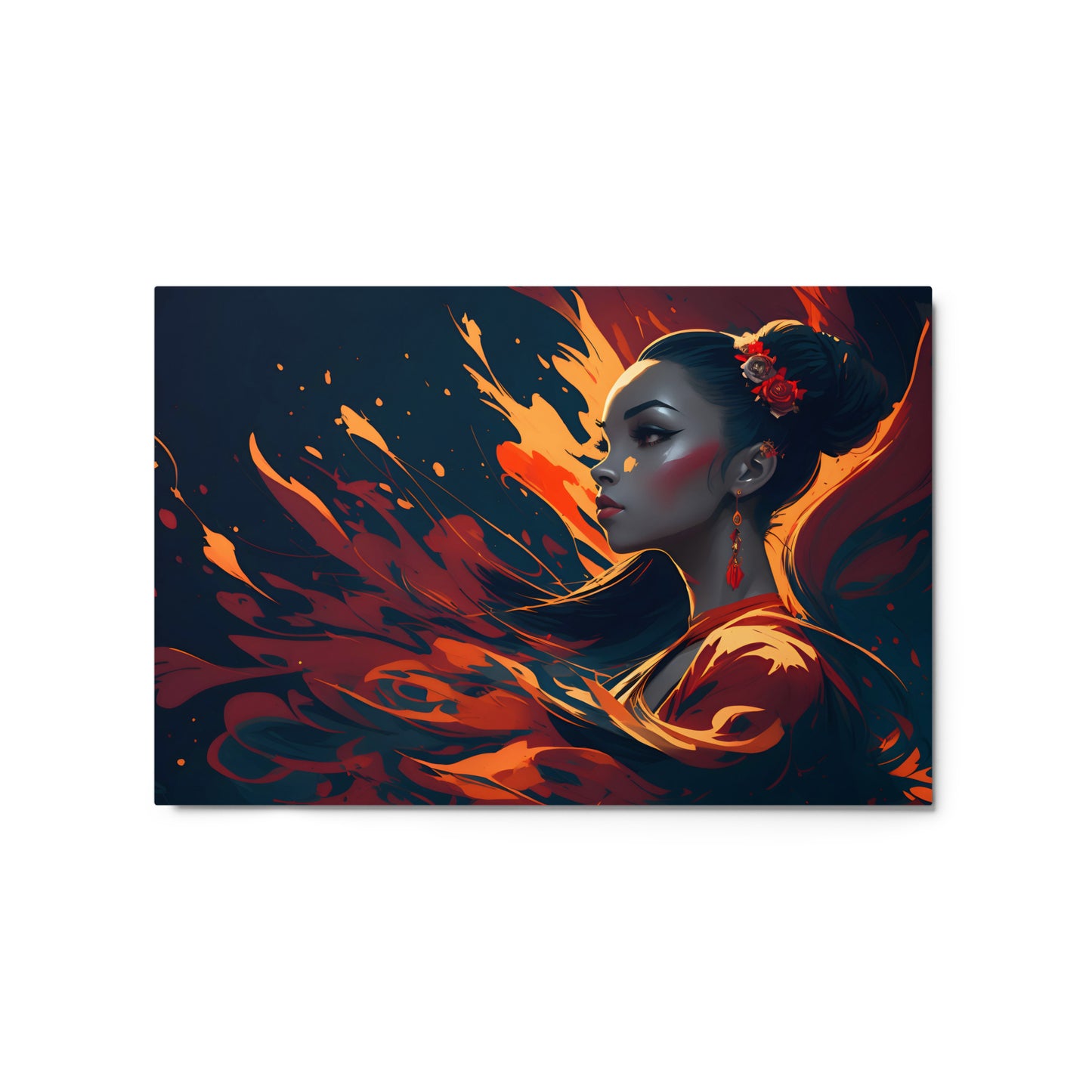 Fluid Emotions Metal Poster