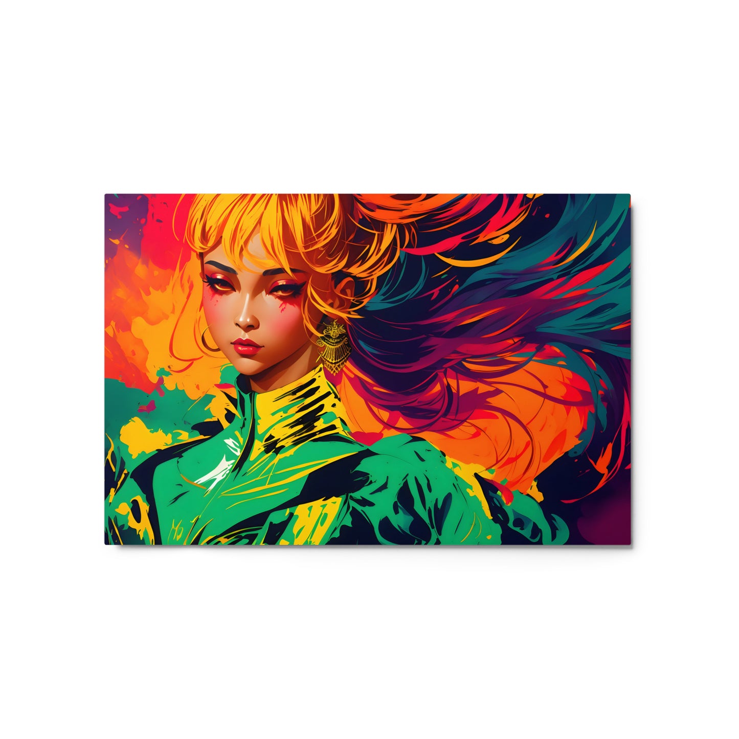 Color Tears Metal Poster