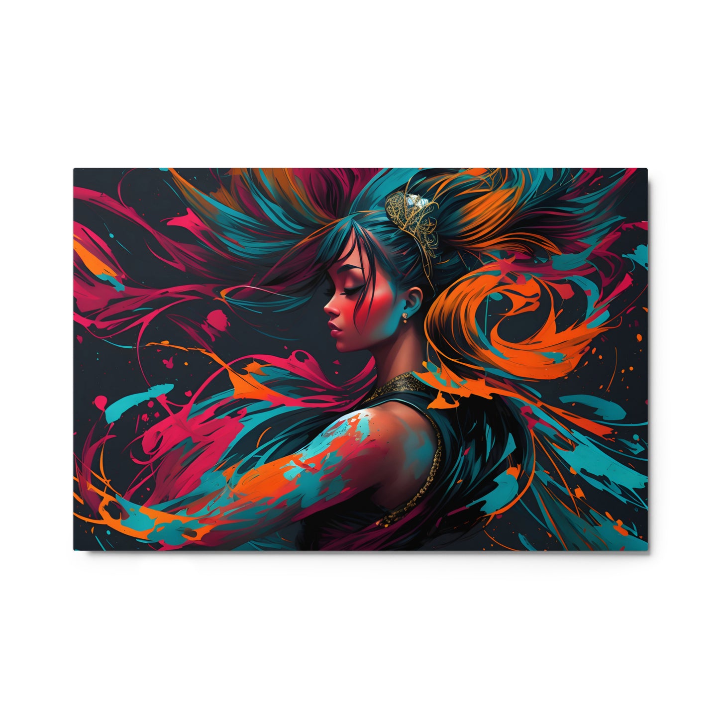 Dance of Colors Metal Poster