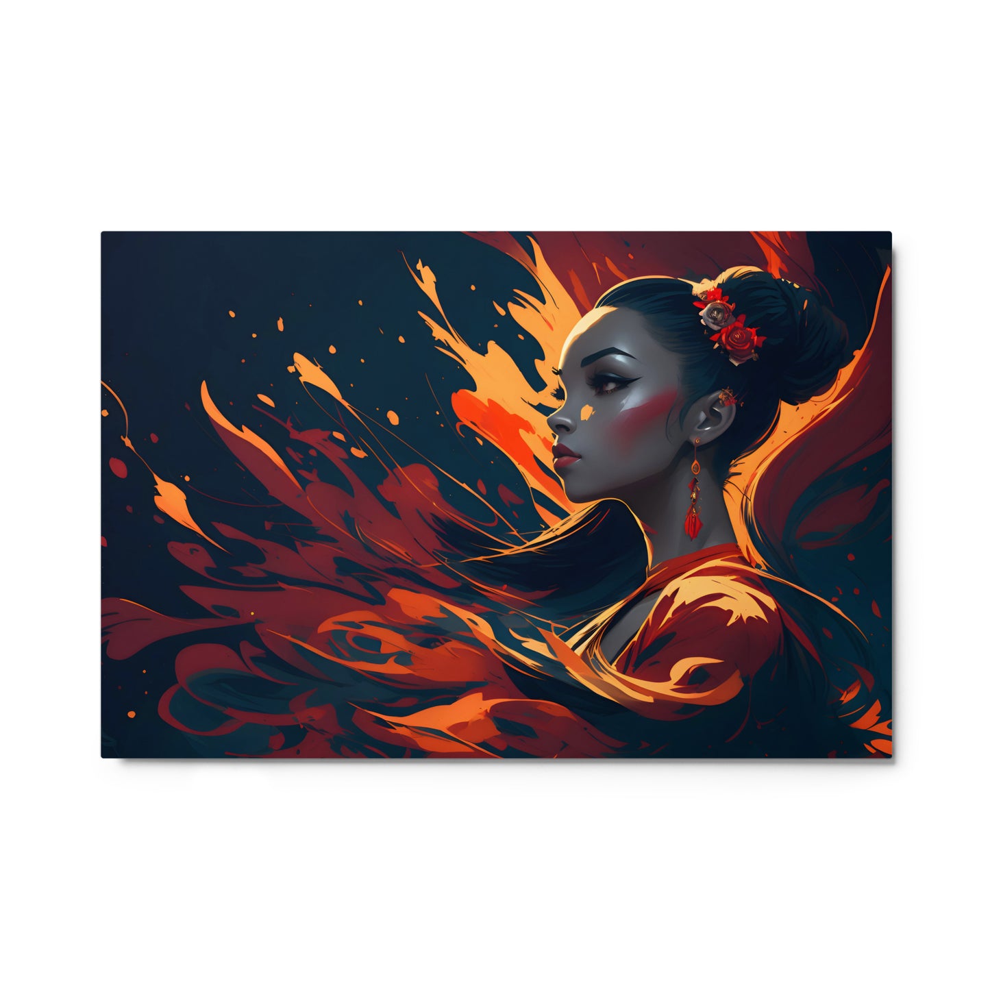 Fluid Emotions Metal Poster