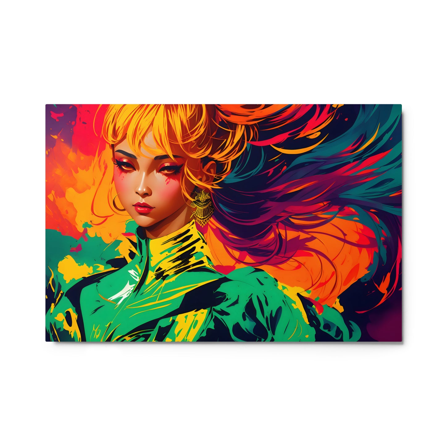 Color Tears Metal Poster