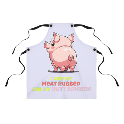 I Like My Meat Rubbed Apron