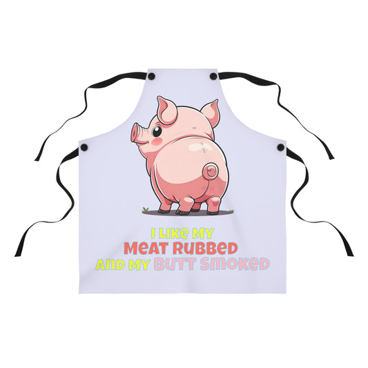 I Like My Meat Rubbed Apron