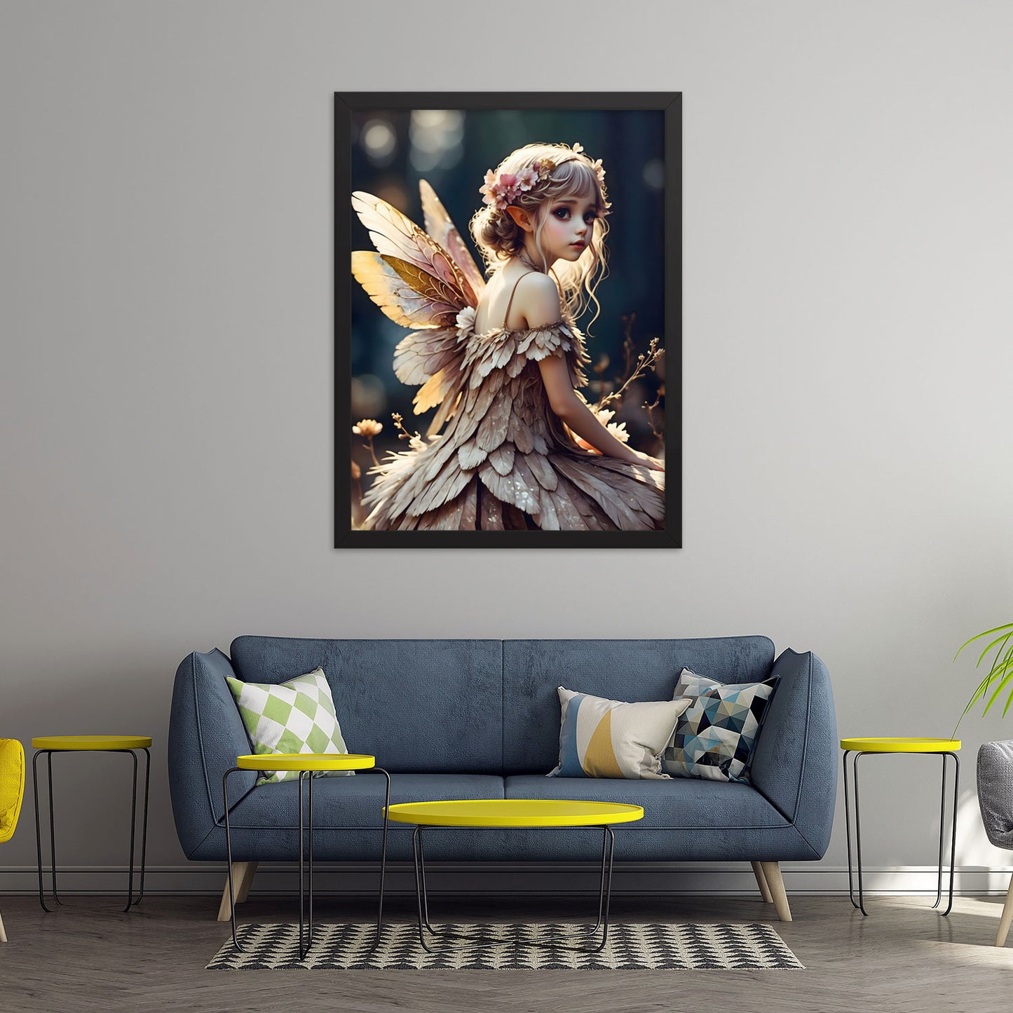 Fairy of the Woods Framed Art Print