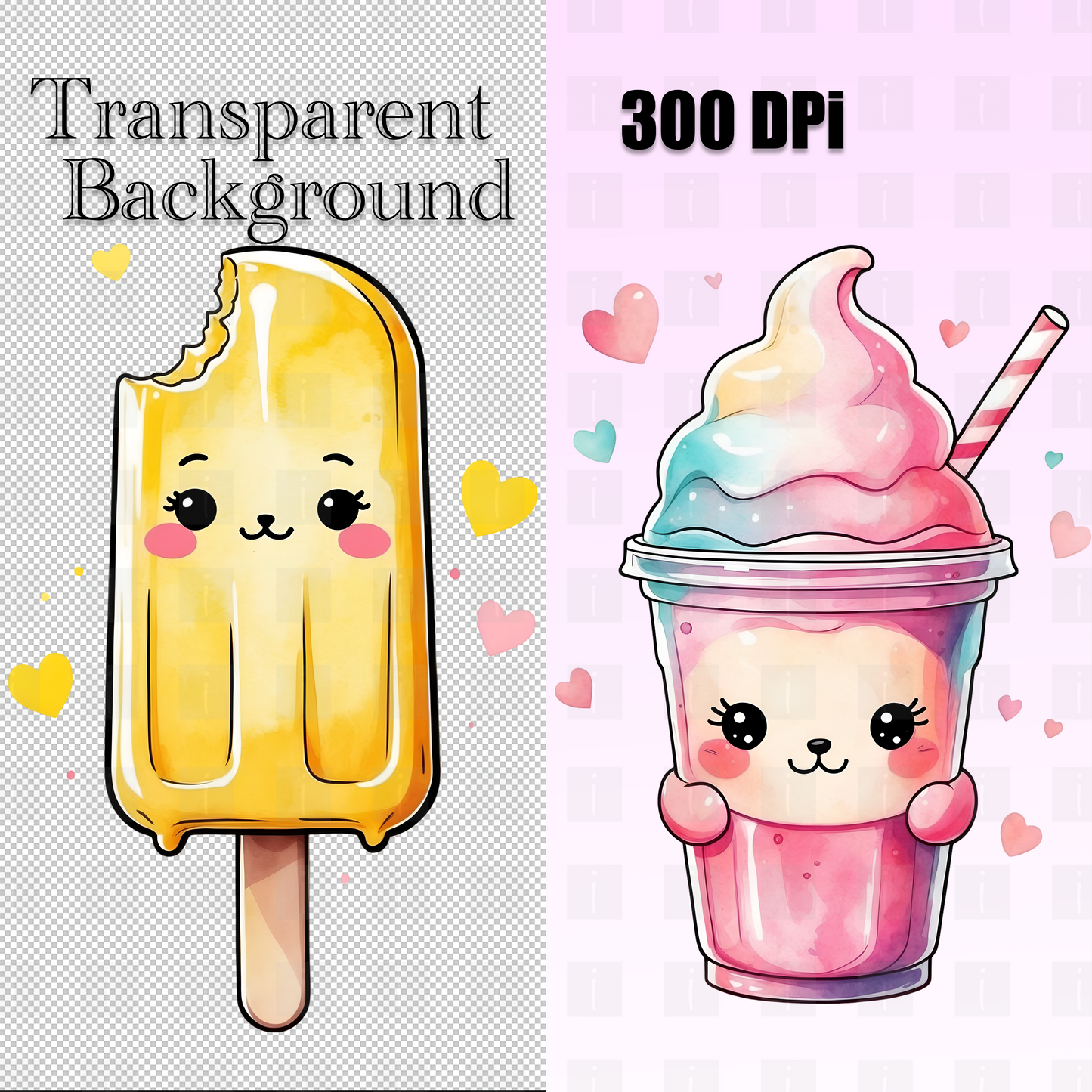 30 Summer Treats Clipart