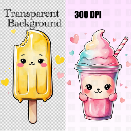 30 Summer Treats Clipart