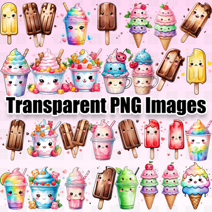 30 Summer Treats Clipart