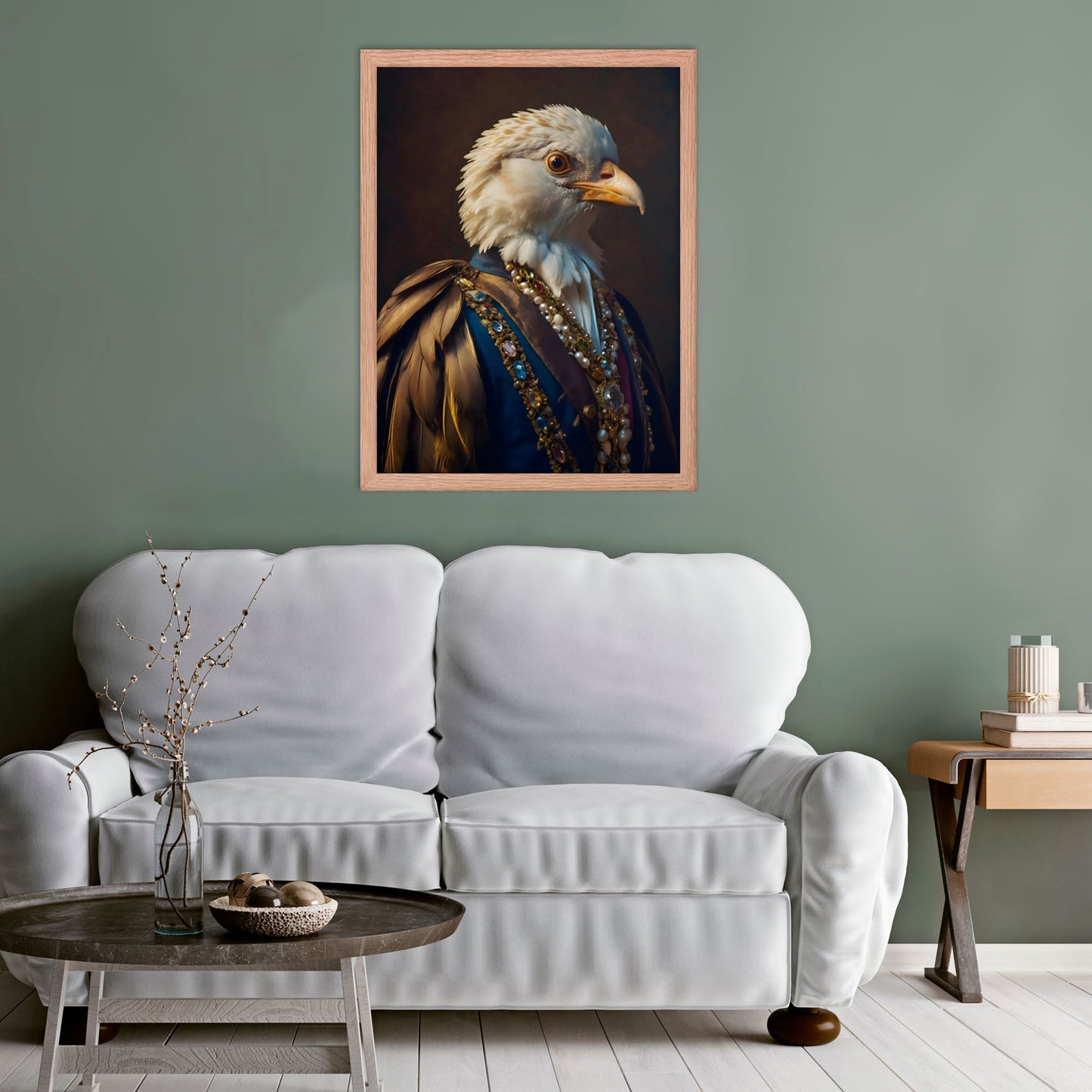 Bird of the Court Framed Art Print