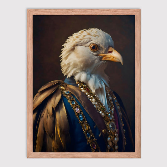 Bird of the Court Framed Art Print