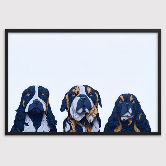 The Three of Us Framed Print Art