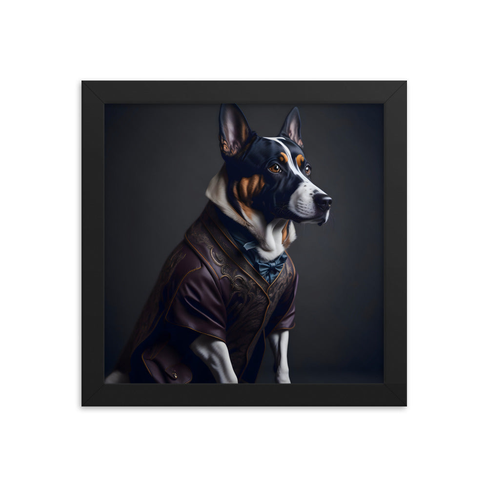 Duke of the Doghouse Framed Art Print