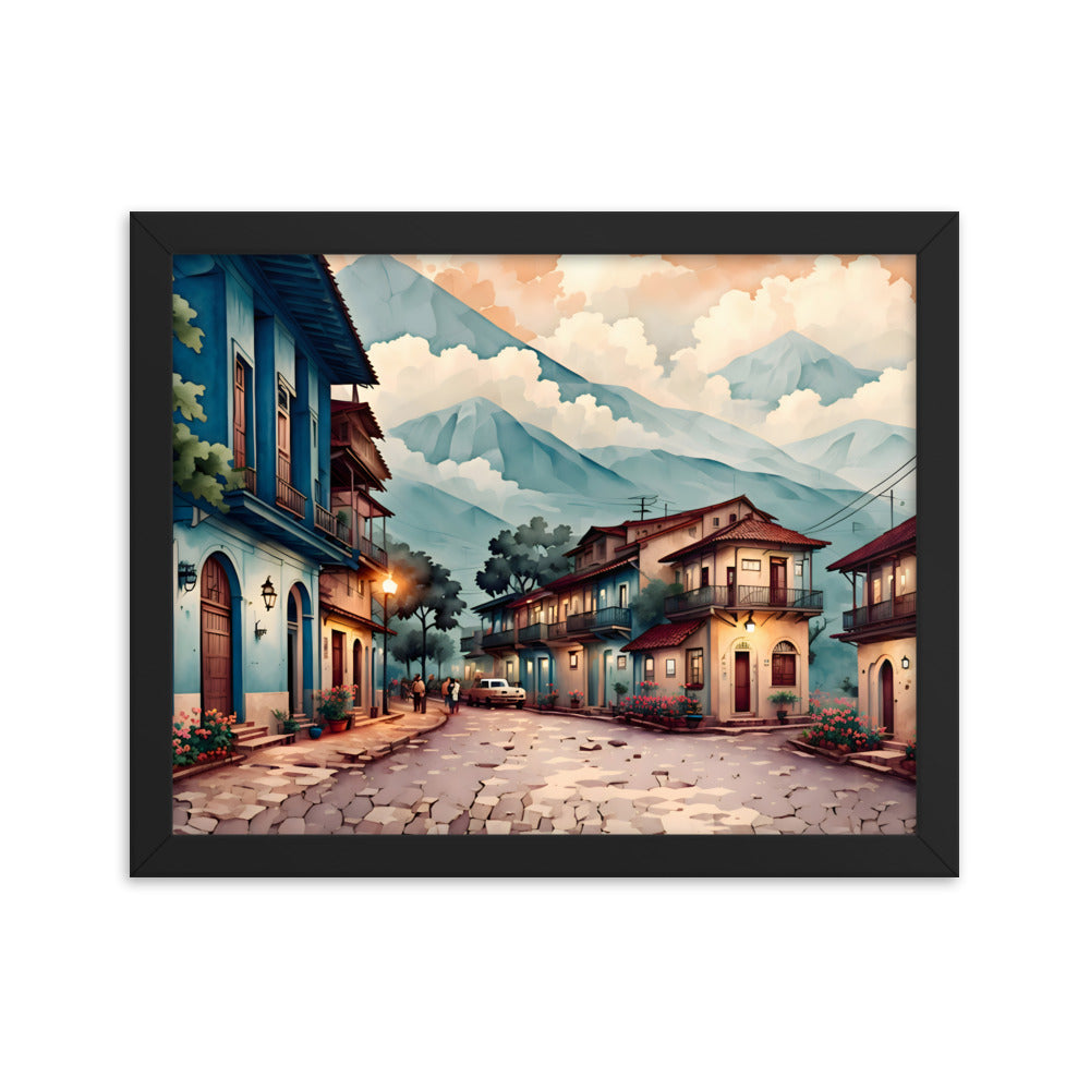 Streets of Cuba Framed Art Print