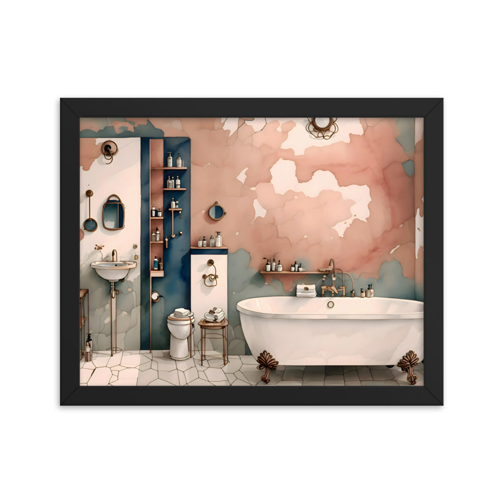 Calm and Clean Framed Art Print